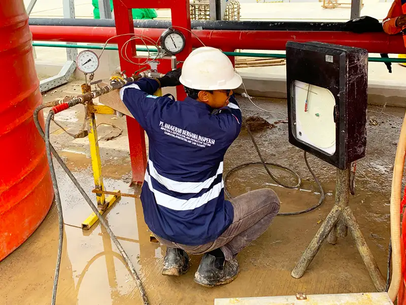 Piping System Hydrotest MMP